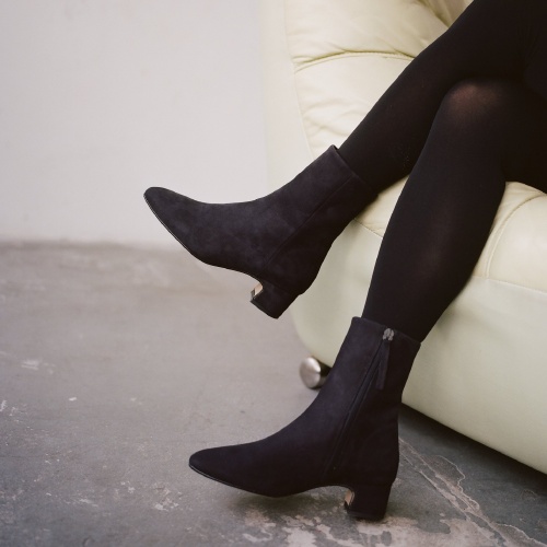 Stav Boots, black nubuck | Balagan Studio