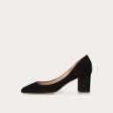 Migdal High Heels, black suede