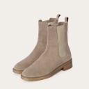 Arava Chelsea Boots, grey velvet