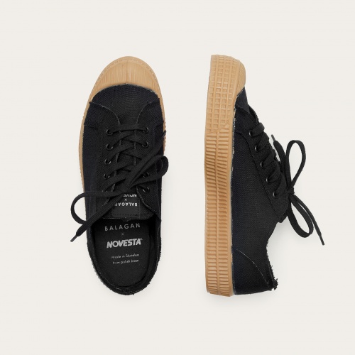 Novesta Star Master men's sneakers VEGAN, black | Balagan Studio