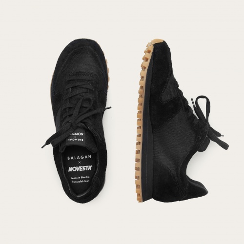 Novesta Marathon men's sneakers, black | Balagan Studio