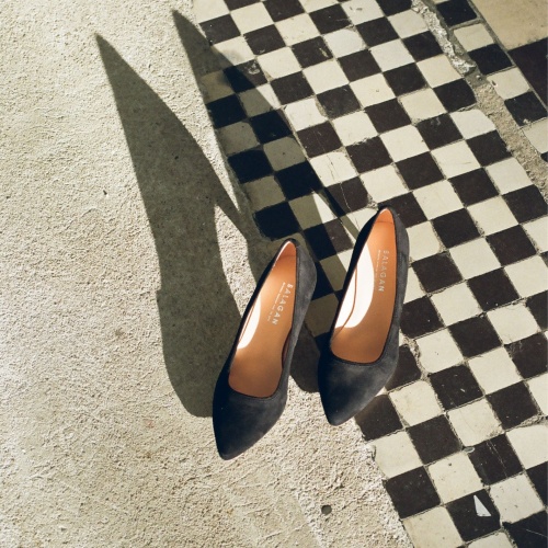 Sica Heels, black suede | Balagan Studio