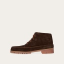 Geva Boots, dark chocolate velvet