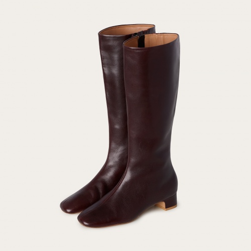 Bisou High Boots, mahogany | Balagan Studio