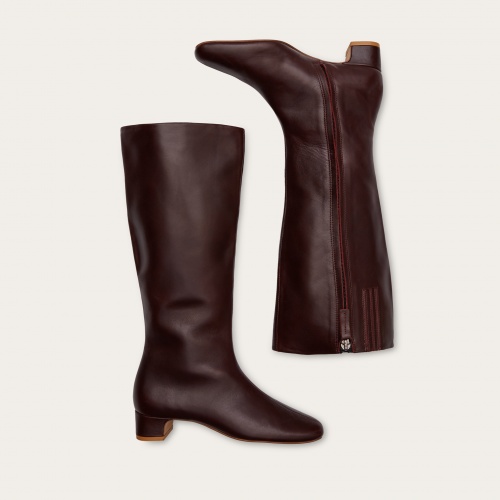 Bisou High Boots, mahogany | Balagan Studio