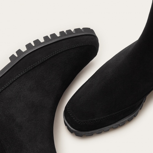 Saviv boots, black velvet | Balagan Studio
