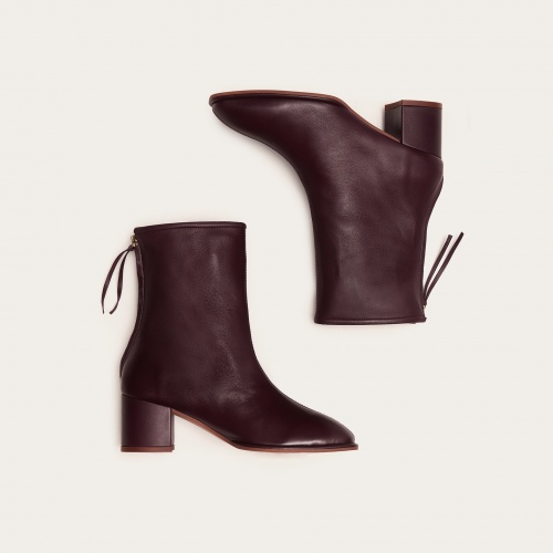 Gerev Boots, aubergine OUTLET | Balagan Studio
