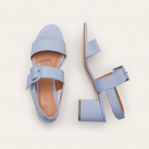 Rehava sandały, dżinsowy błękit OUTLET| Balagan Studio