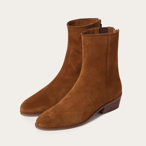 Sus Boots, desert brown velvet OUTLET | Balagan Studio