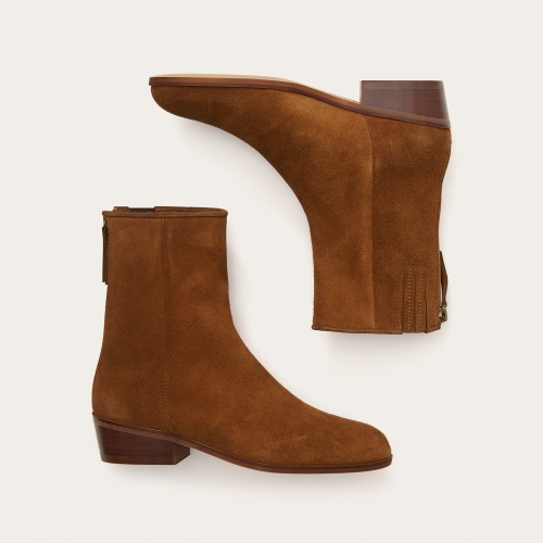 Sus botki, rudy welur OUTLET| Balagan Studio
