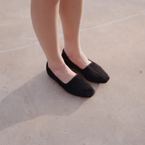Malben Ballerina, black velvet OUTLET | Balagan Studio