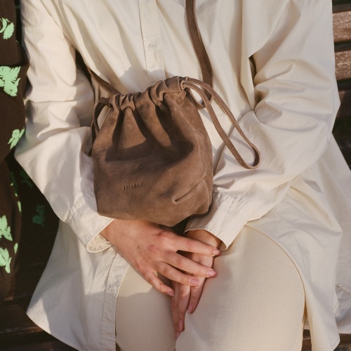 Dima Bag S, smoke velvet | Balagan Studio
