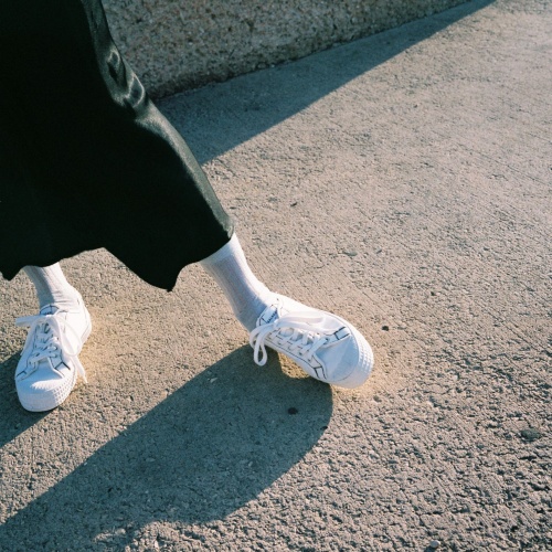 Novesta Star Master Women's sneakers VEGAN, pearl with black thread | Balagan Studio