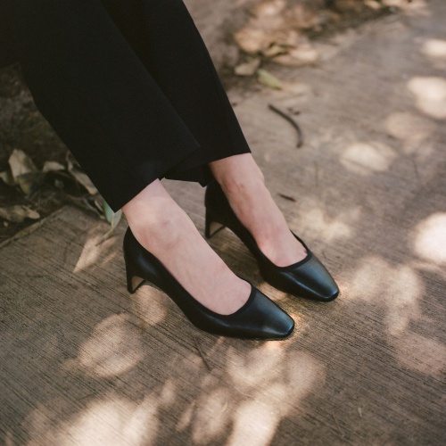 Simone Heels, glossy black | Balagan Studio