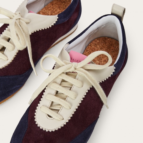 Ritza sneakersy, atramentowy welur | Balagan Studio