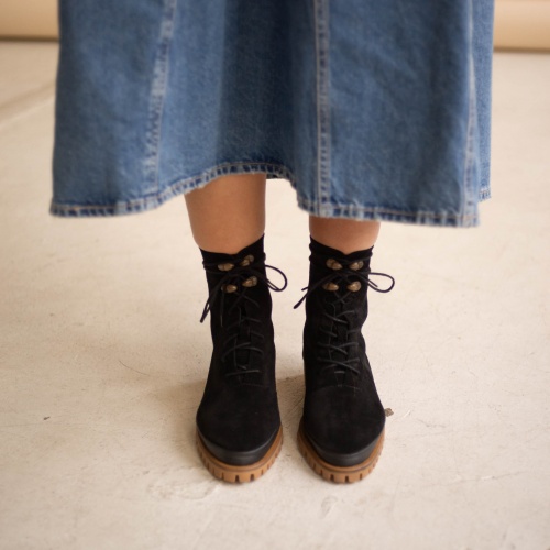 Yaar Boots, black velvet | Balagan Studio