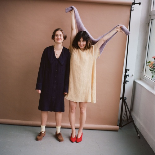 Tefer półbuty, rudy welur | Balagan Studio