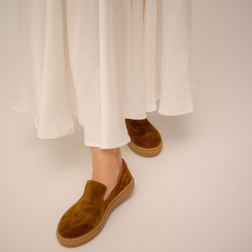 Biluyi Sneakers, moos velvet | Balagan Studio