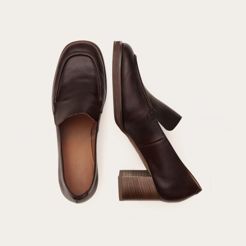Patrizia pumps, deep brown| Balagan Studio