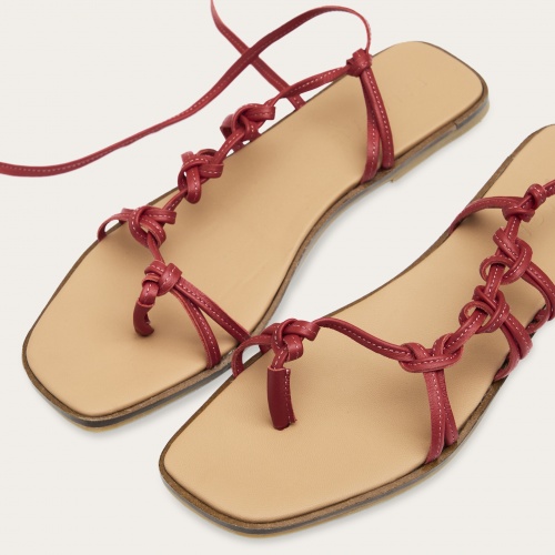 Nof sandals, marsala | Balagan Studio