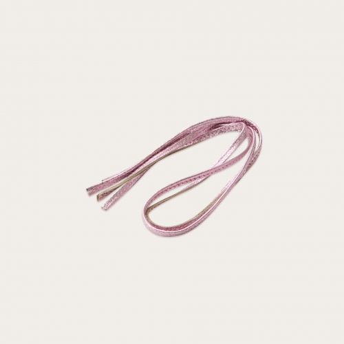 Shoelaces Batsheva, metallic pink | Balagan Studio