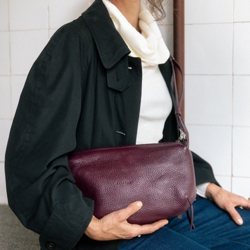 Marianne Bag M, burgundy | Balagan Studio