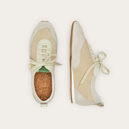 Ritza sneakersy, jasny welur | Balagan Studio