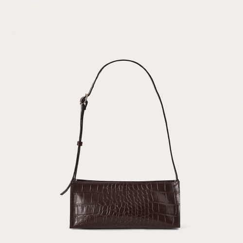 Monique Bag M, brown croco | Balagan Studio