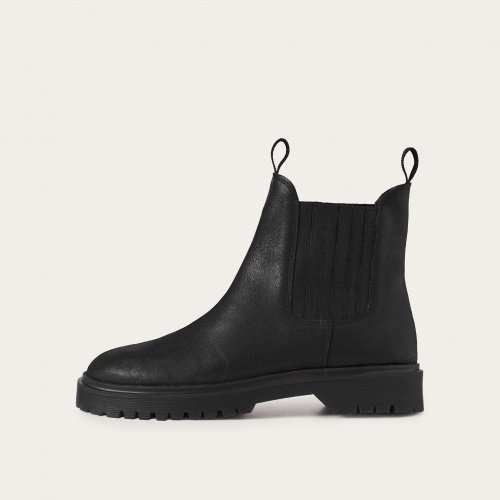 Tiul Boots, waxed black I Balagan Studio