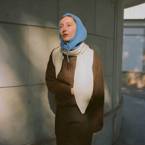 Wanda szalik, śmietankowy| Balagan Studio