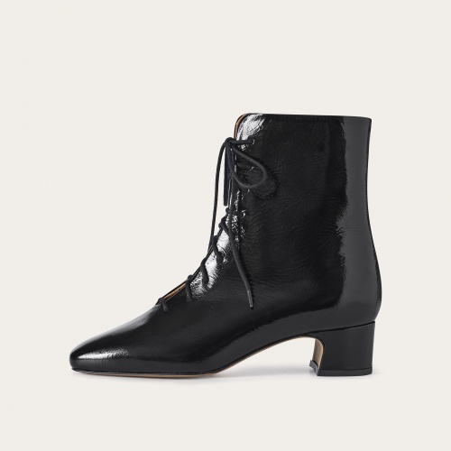 Victoria Boots, glossy black | Balagan Studio