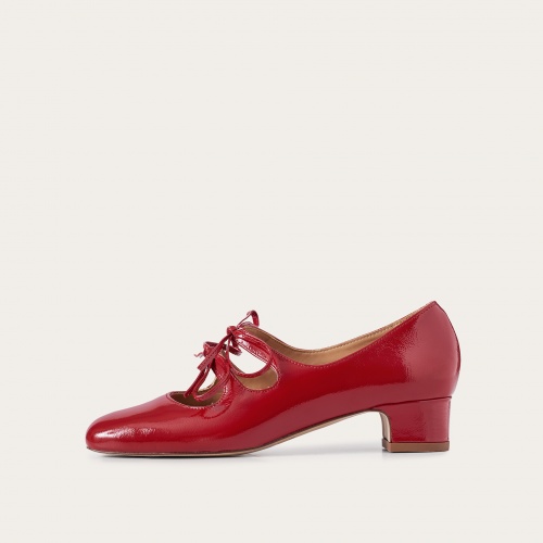 Greta Heels, glossy red | Balagan Studio