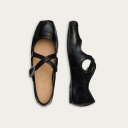 Doris Ballerina, glossy black
