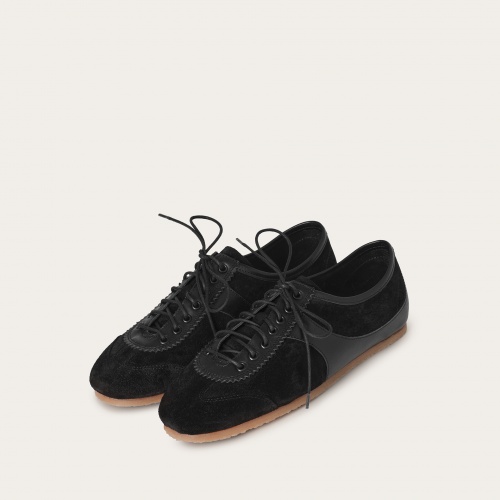 Milano Sneakers, black velvet | Balagan Studio