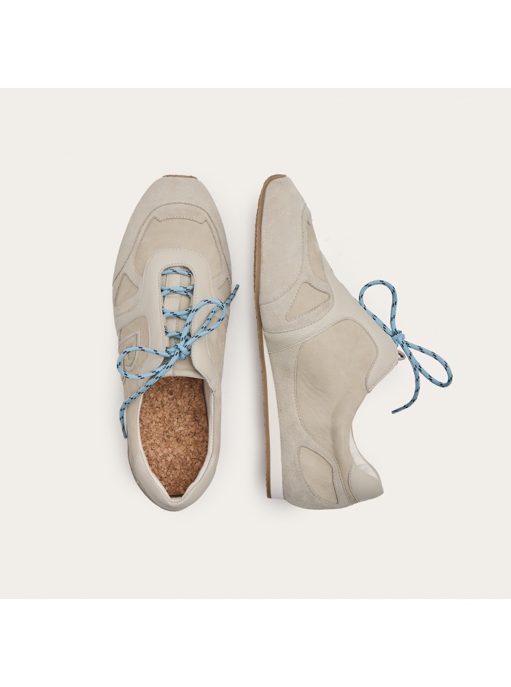 B No.1 sneakersy, jasny nubuk | Balagan Studio