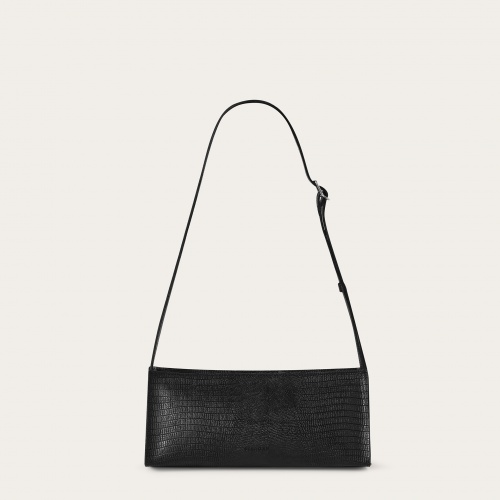 Monique Bag M, black lizard | Balagan Studio