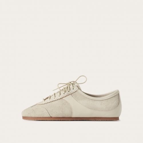 Milano sneakersy, jasny welur | Balagan Studio