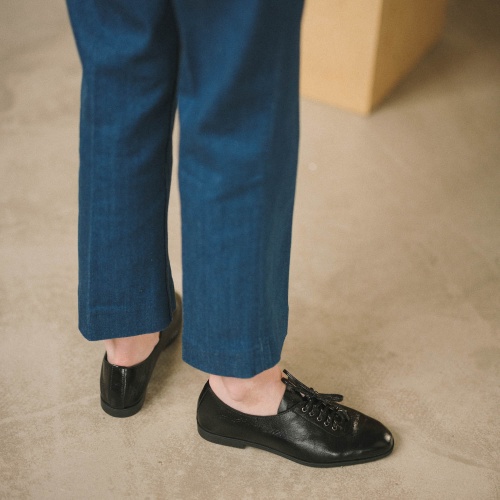 Step półbuty, czarny połysk | Balagan Studio