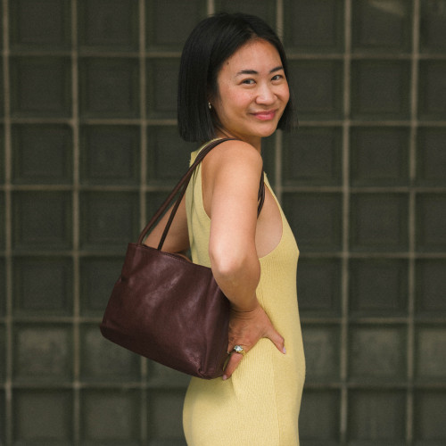 Eva Bag M, deep brown | Balagan Studio
