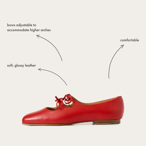Shirley Ballerina, marsala | Balagan Studio