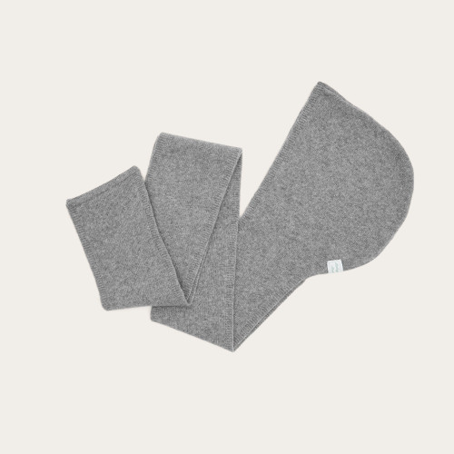 Irena Hooded Scarf, grey | Balagan Studio