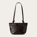 Lucyna Bag M, brown croco