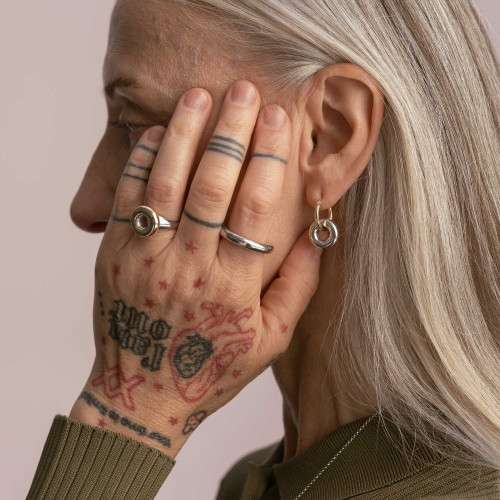 Noa pierścionek z diamentem ATLAS | Balagan Studio