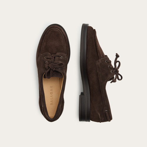 Yacht Flats, brown croco | Balagan Studio