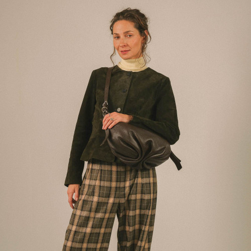 Paloma torebka M, ciemny brąz | Balagan Studio