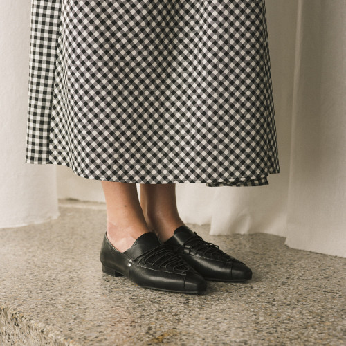 Isadora Flats, black | Balagan Studio