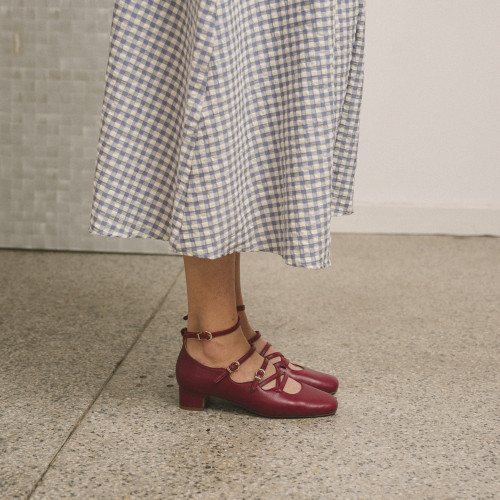 Alis Heels, claret | Balagan Studio