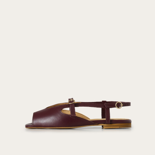 Athena Sandals, burgundy | Balagan Studio
