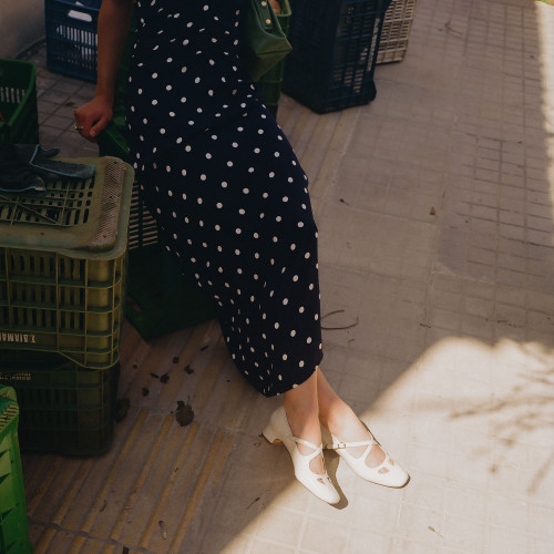 Ginger Heels, cream gloss | Balagan Studio