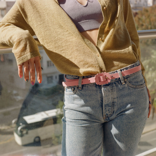 Belt №8, pink | Balagan Studio